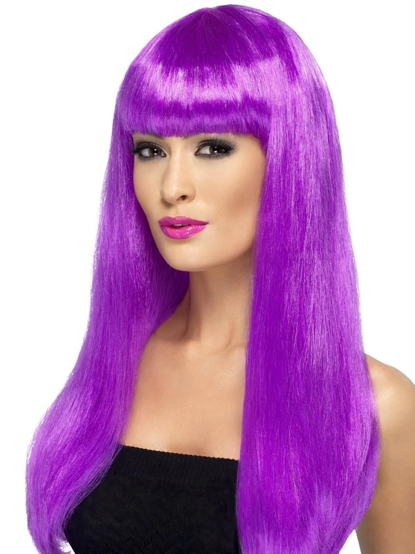 Babelicious Pruik Paars 1 Babelicious Pruik Paars