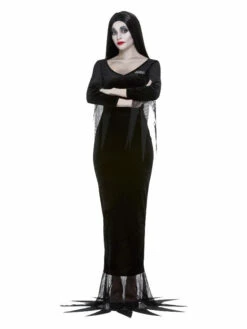 Addams Family Morticia Jurk, Black -CarnavalKast Winkel 600x800 1049