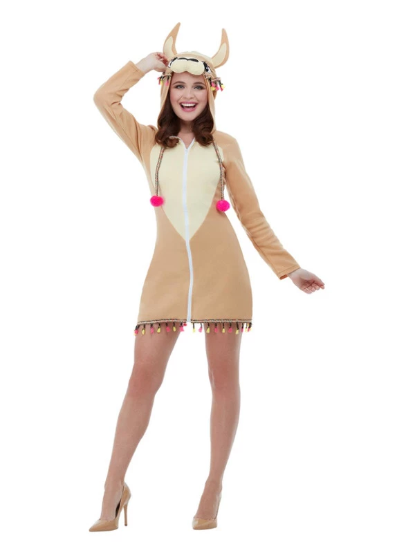 Lama Dames Kostuum 2 Lama Dames Kostuum - Afbeelding 2