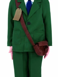 World War II Evacuee Boy Kostuum Groen