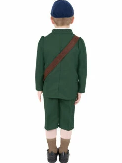 World War II Evacuee Boy Kostuum Groen -CarnavalKast Winkel 600x800 1221