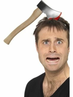 Haarband Met Bijl Door Je Hoofd Halloween