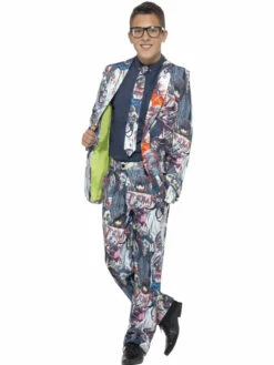 Zombie Tiener Suit 3-delig Net Pak