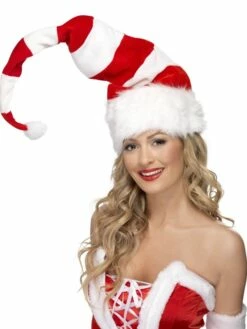 Lange Gestreepte Kerstmuts