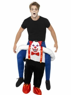 Sinister Clown Piggy Back Kostuum