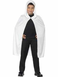 Witte Hooded Halloween Cape