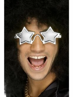 Zilverkleurig Superstar Sterren Zonnebril