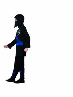 Ninja Assassin Kostuum Zwart/Blauw -CarnavalKast Winkel 600x800 1702
