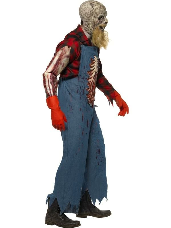 Hillbilly Zombie Heren Halloween Kostuum 3 Hillbilly Zombie Heren Halloween Kostuum - Afbeelding 3
