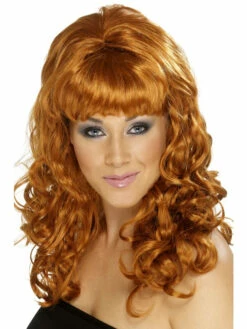 Beehive Beauty Pruik Kastanjebruin