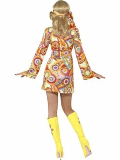 Gekleurd 1960's Hippie Dames Kostuum -CarnavalKast Winkel 600x800 2252