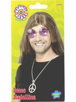 60s Peace Sign Hippie Medallion -CarnavalKast Winkel 600x800 2546