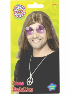 60s Peace Sign Hippie Medallion -CarnavalKast Winkel 600x800 2548