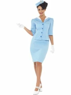Air Hostess Stewardess Dames Kostuum