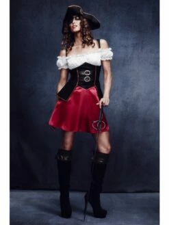 Fever Piraat Dames Kostuum Met Hoed 7 Fever Piraat Dames Kostuum Met Hoed -CarnavalKast Winkel 600x800 2592