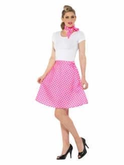 Adults 50s Polka Dot Skirt