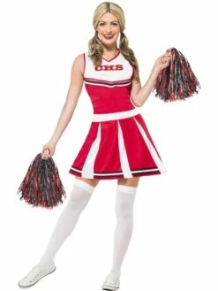Cheerleader Kostuum Rood