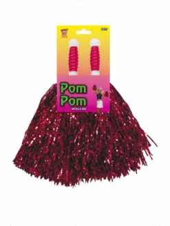 Pom Poms Metallic Red -CarnavalKast Winkel 600x800 2851