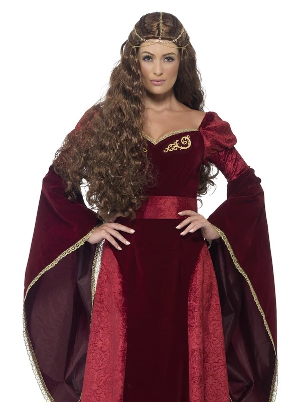Medieval Queen Deluxe Kostuum 1 Medieval Queen Deluxe Kostuum