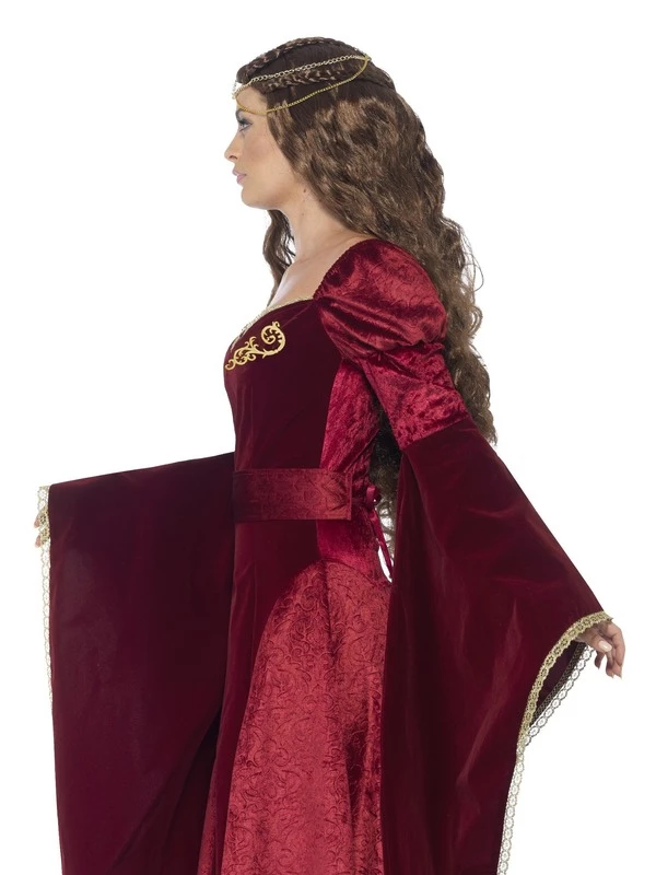Medieval Queen Deluxe Kostuum 3 Medieval Queen Deluxe Kostuum - Afbeelding 3