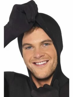 Second Skin Morph Suit Verkleedkleding Zwart -CarnavalKast Winkel 600x800 2946