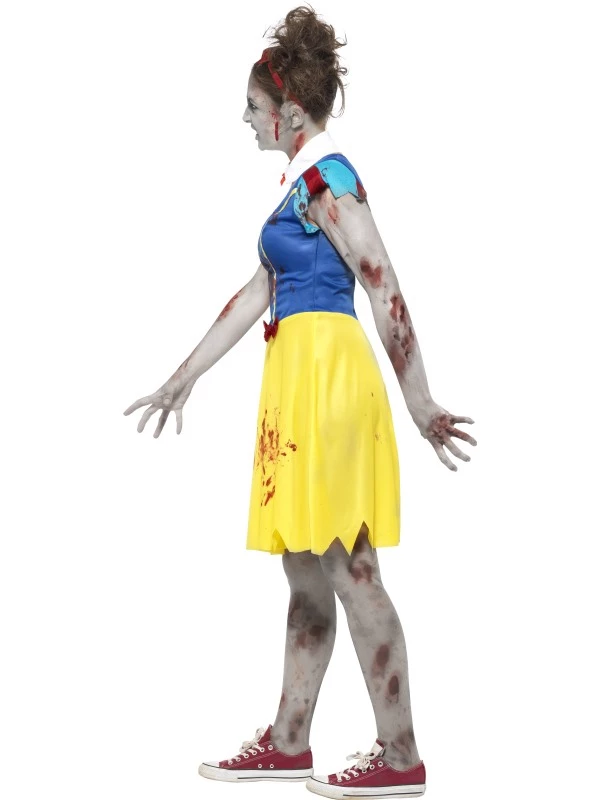 Zombie Miss Snow Tiener Halloween Kostuum 2 Zombie Miss Snow Tiener Halloween Kostuum - Afbeelding 2