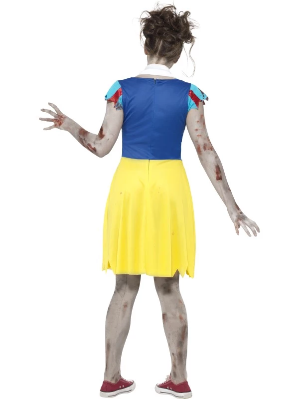 Zombie Miss Snow Tiener Halloween Kostuum 3 Zombie Miss Snow Tiener Halloween Kostuum - Afbeelding 3