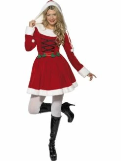 Miss Santa Kostuum Met Muts