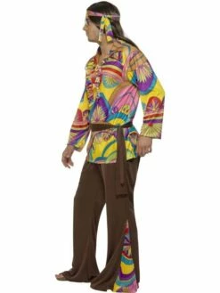 Hippie Gekleurd Heren Verkleedkleding -CarnavalKast Winkel 600x800 3248