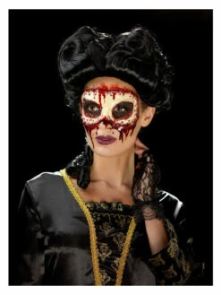 Masquerade Face Off Prosthetic -CarnavalKast Winkel 600x800 328