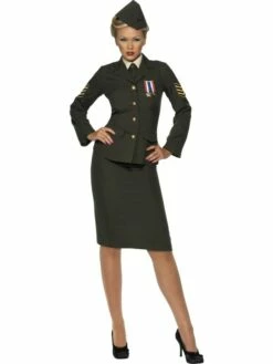 Wartime Officier Dames Kostuum