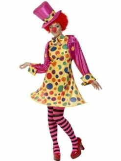 Polka Dot Clown Dames Kostuum