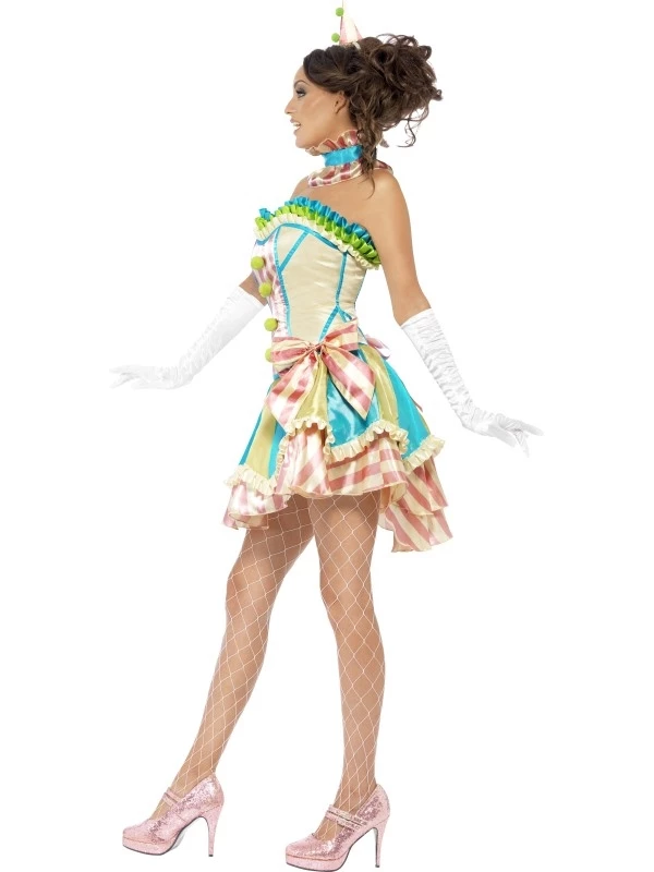 Fever Boutique Vintage Clown Dames Kostuum 2 Fever Boutique Vintage Clown Dames Kostuum - Afbeelding 2