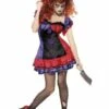 Circus Sinister Clown Dames Halloween Kostuum