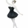 Gothic Black Swan Ballet Dames Kostuum