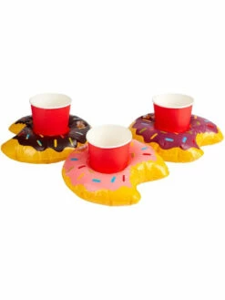 Inflatable Donut Drink Holder Ring
