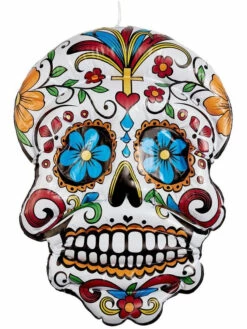 Inflatable Day Of The Dead Hanging Skull