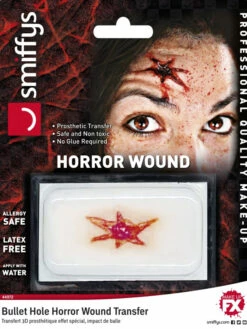 Horror Wound Transfer, Bullet Hole Wound