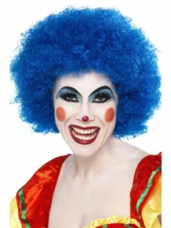 Nieuwe uitgaven 14 Crazy Clown Pruik Blauw