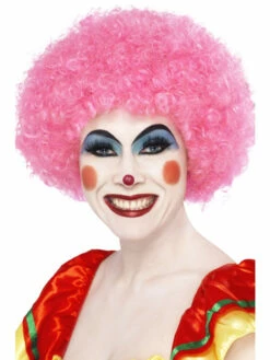 Nieuwe uitgaven 6 Crazy Clown Pruik Roze
