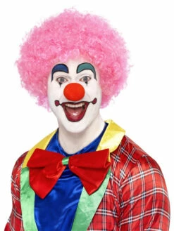 Crazy Clown Pruik Roze -CarnavalKast Winkel 600x800 3954