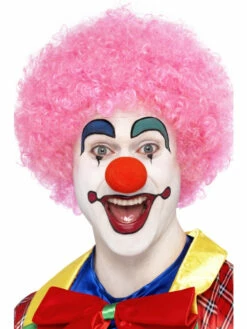 Crazy Clown Pruik Roze -CarnavalKast Winkel 600x800 3955