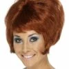 Auburn Bruine 60's Beehive Pruik