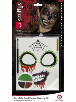 Day Of The Dead Zombie Make-Up Kit -CarnavalKast Winkel 600x800 3988