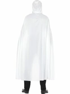 Lange Witte Cape Met Hoody 191cm -CarnavalKast Winkel 600x800 3995