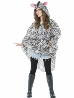 Festival Zebra Party Poncho