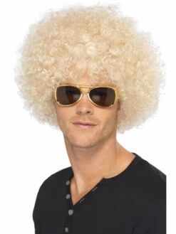 70's Funky Afro Pruik Blond -CarnavalKast Winkel 600x800 4004