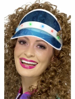 80s Light Zonneklep Blauw