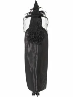 Luxe Heksen Cape Zwart -CarnavalKast Winkel 600x800 4063