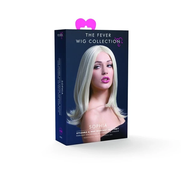Fever Sophia Pruik Blond 2 Fever Sophia Pruik Blond - Afbeelding 2
